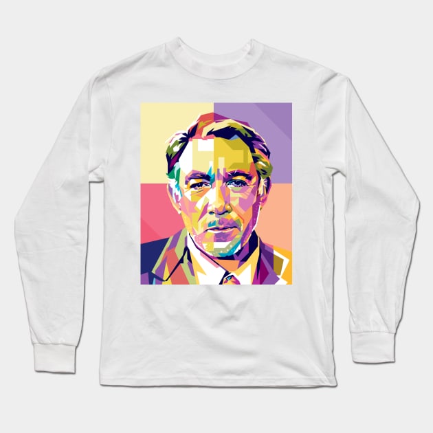 Anthony Quinn illustration 2 Long Sleeve T-Shirt by RJWLTG